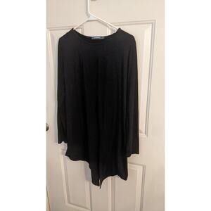 Alembika Black Asymmetric Tunic, Size 4 Alembika Us Suze 12-14, Soft, Flowy